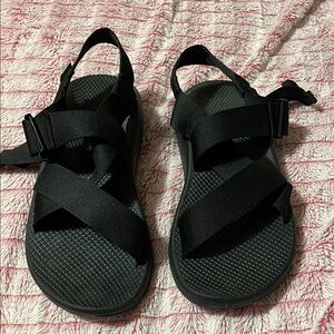 Chaco Black Sandals with Durable Soles